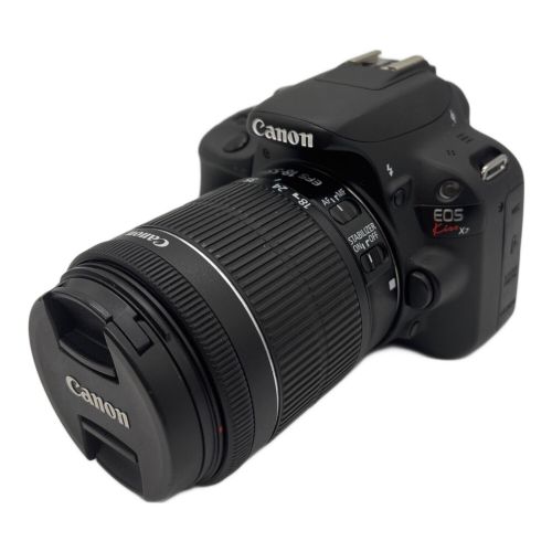 CANON (キャノン) デジタル一眼レフカメラ EOS KISS X7 ダブルズーム 1800万画素 APS-C 専用電池 SDカード対応 -