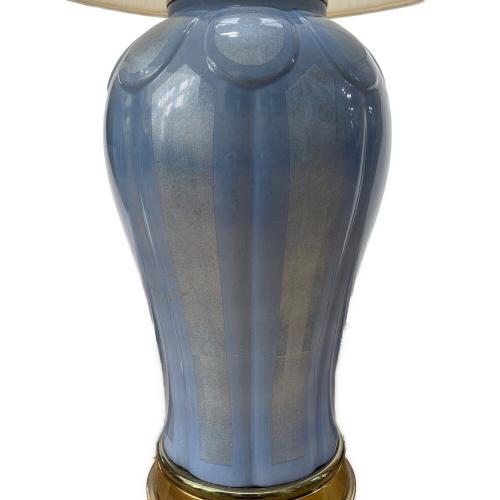 インテリア照明 石川県無形文化財【中田一於】作 淡青釉裏銀彩