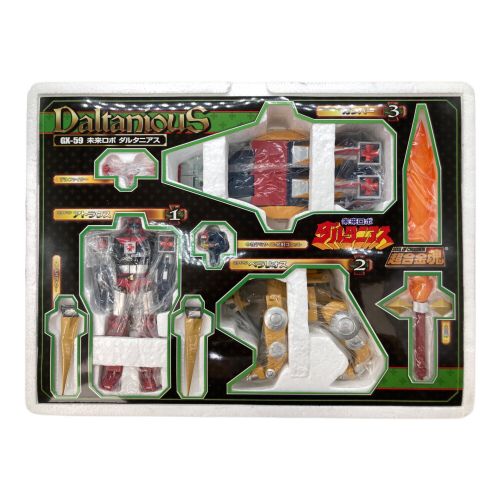 BANDAI (バンダイ) フィギュア 箱ダメージ有 未来ロボ ダルタニアス 超合金魂 GX-59