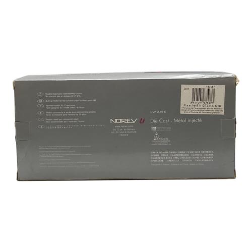 NOREV (ノレブ) ミニカー 1:18 ポルシェ 911 GT3 RS