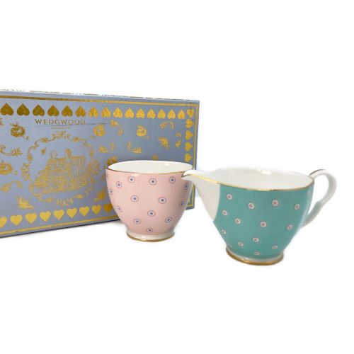 Wedgwood (ウェッジウッド) シュガー＆クリーム POLKA DOT 2Pセット