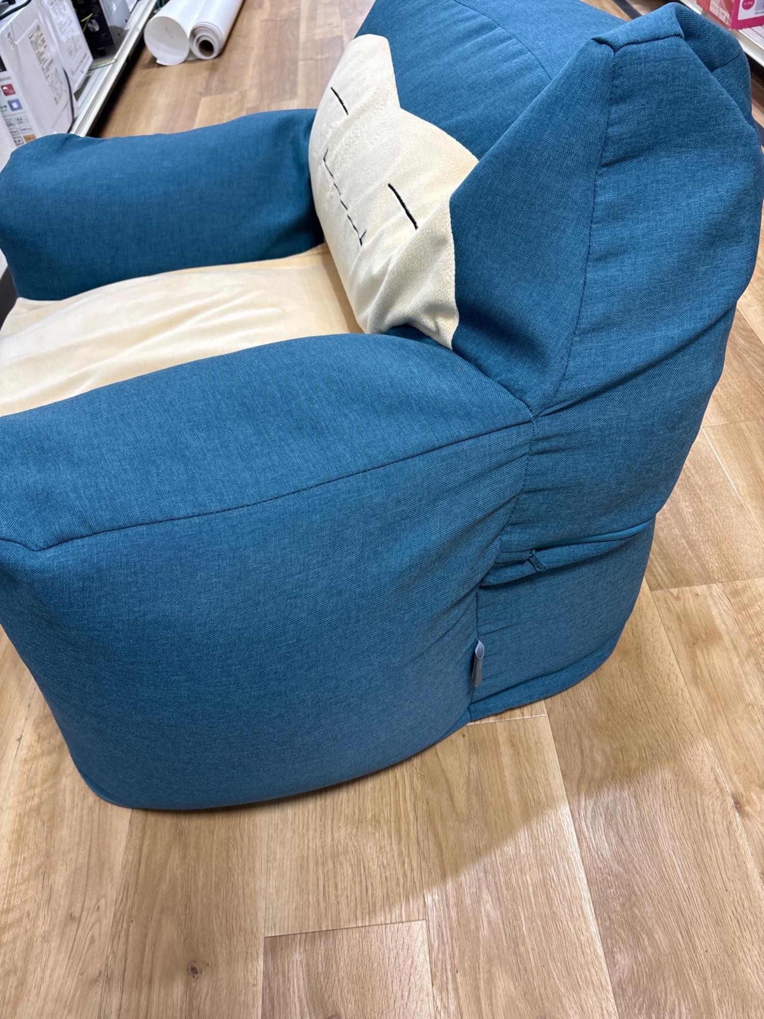 カビゴン ソファ オッドマン付き カビゴンビーズソファー ホワイト