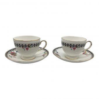 Wedgwood (ウェッジウッド) カップ&ソーサーセット レースピオニー 2Pセット