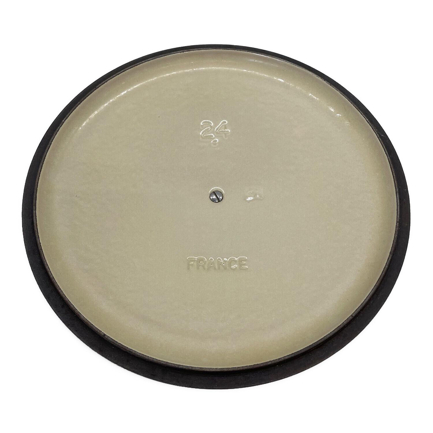 LE CREUSET (ルクルーゼ) 両手鍋 ブラウン 24cm｜トレファクONLINE