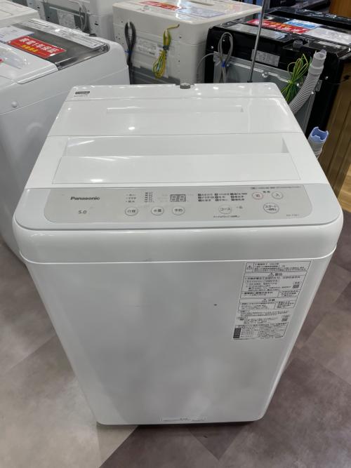 Panasonic (パナソニック) 全自動洗濯機 5.0kg NA-F5B1 2023年製 クリーニング済 50Hz／60Hz