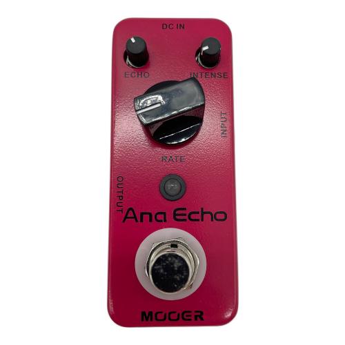 MOOER (ムーア) アナログエコー Ana echo 中国製 動作確認済み