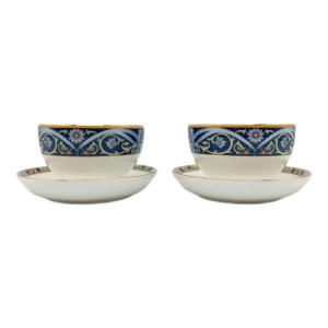 Wedgwood (ウェッジウッド) カップ&ソーサー ブルーエレファント 2Pセット