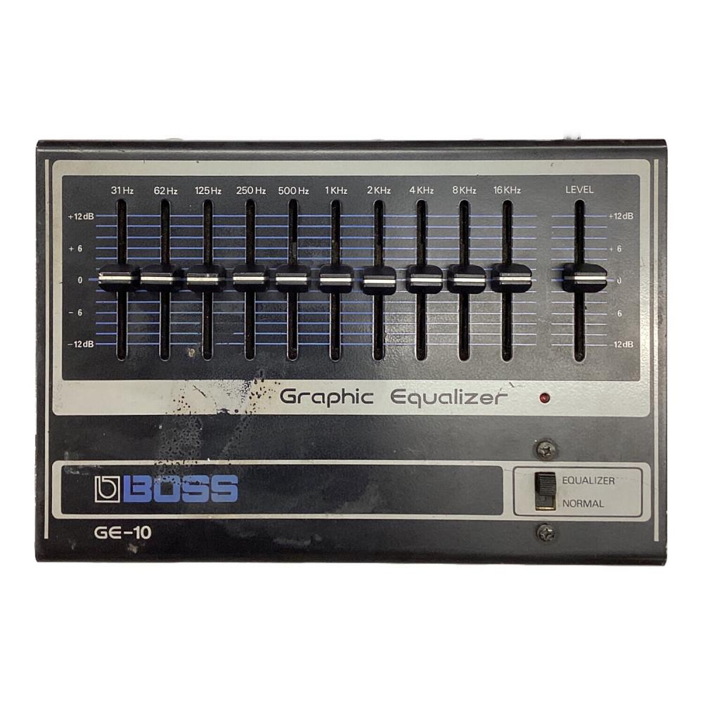 BOSS (ボス) グラフィックイコライザー GE-10｜トレファクONLINE