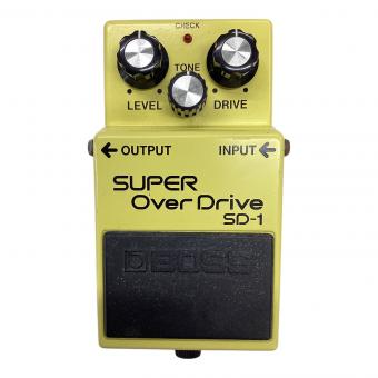 BOSS (ボス) SUPER OverDrive SD-1 日本製 オーバードライブ オペアンプ: JRC4558DD3599 基盤SD-1ET5212-510B 2291042803 シリアル:416200 ※ACA仕様  動作確認済み