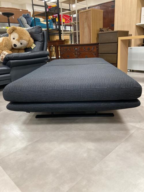 ligne roset (リーンロゼ) 2人掛けソファ ブラック×グレー 背クッション2個付 ファブリック ROSETPRADO Christian Werner