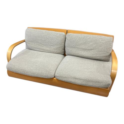 arflex (アルフレックス) 2人掛けソファー ベージュ×ブラウン ファブリック ポピー