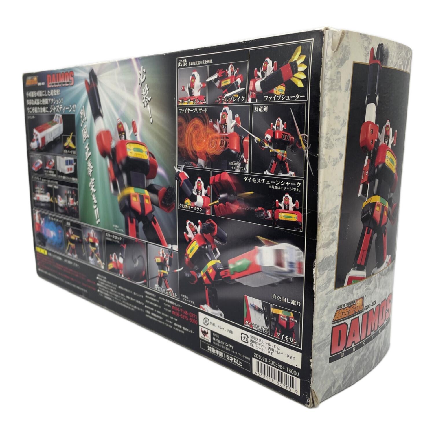 BANDAI (バンダイ) 超合金魂 闘将ダイモス GX-43 パッケージイタミ有