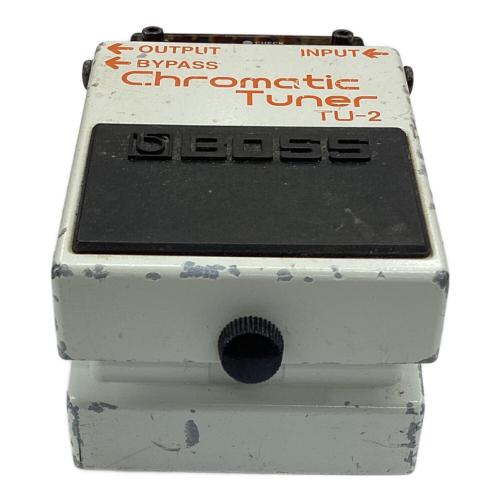 BOSS (ボス) クロマチックチューナー 裏ラベルハガレ Chromatic Tuner TU-2 動作確認済み