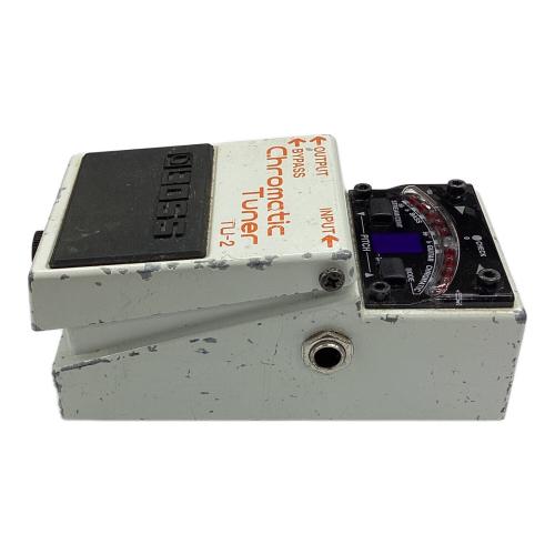 BOSS (ボス) クロマチックチューナー 裏ラベルハガレ Chromatic Tuner TU-2 動作確認済み