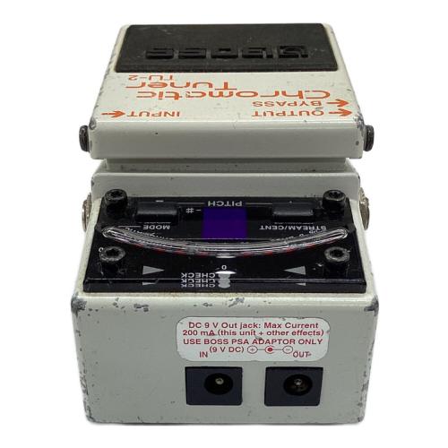 BOSS (ボス) クロマチックチューナー 裏ラベルハガレ Chromatic Tuner TU-2 動作確認済み