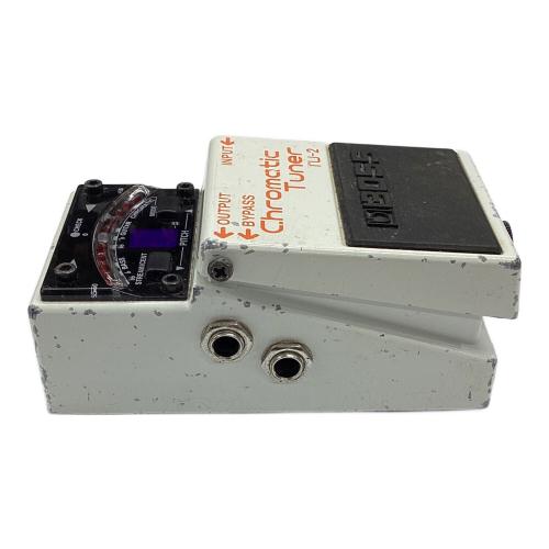 BOSS (ボス) クロマチックチューナー 裏ラベルハガレ Chromatic Tuner TU-2 動作確認済み