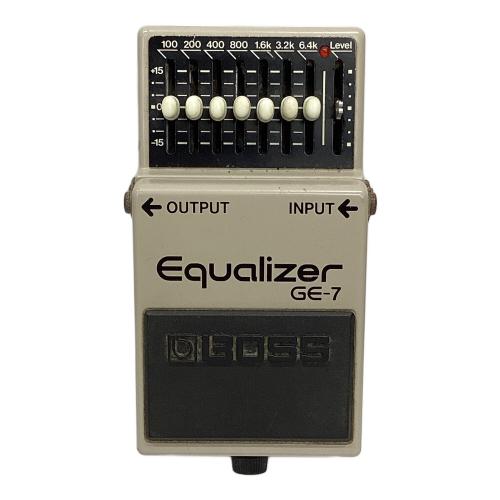 BOSS (ボス) イコライザー Equalizer GE-7 台湾製 チェックランプ不良 ツマミ欠品