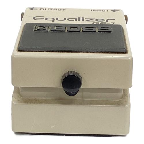 BOSS (ボス) イコライザー Equalizer GE-7 台湾製 チェックランプ不良 ツマミ欠品