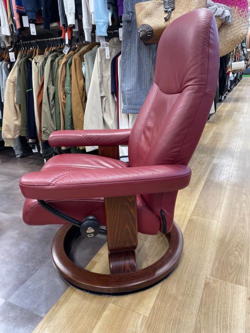 Ekornes (エコーネス) ストレスレスチェア ボルドー シールはがれ有