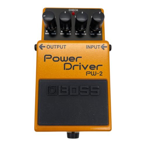 BOSS (ボス) オーバードライブ 箱・取説付 Power Driver PW-2 台湾製 動作確認済み