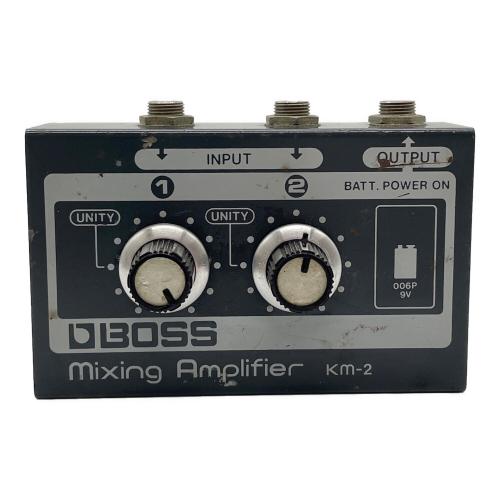 BOSS (ボス) アナログミキサー Mixing Amplifier ※9V電池駆動のみ km-2 動作確認済み