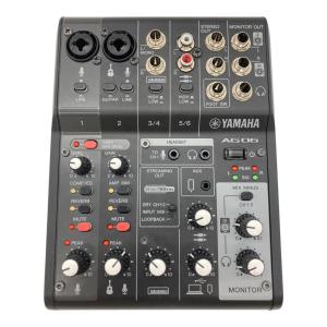 YAMAHA (ヤマハ) ウェブキャスティングミキサー AG06 通電確認のみ