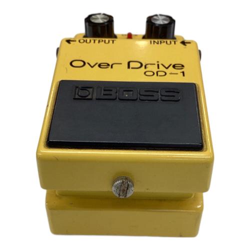 BOSS (ボス) オーバードライブ 052-2818 NEC K96035-923 μPC4741C ローランド修理歴有 （インアウトジャック・ガイドブッシュ交換） OverDrive 銀ネジ ODー1  8700 日本製 動作確認済み