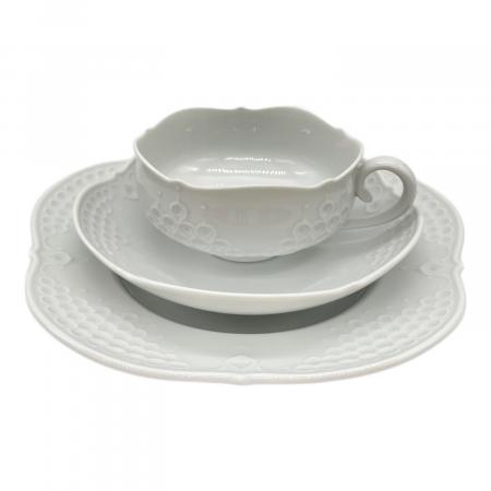 Antique Meissen  ホワイト マイセン　レリーフ フランス Meissen (マイセン) トリオ ホワイトレリーフ｜トレファクONLINE