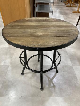 Knot antiques (ノットアンティークス) 昇降式テーブル ブラウン 17 ラウンド バッカス