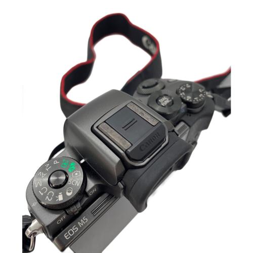 CANON (キヤノン) デジタル一眼レフカメラ キズ有 EOS M5 2420万画素(有効画素) APS-C 22.3mm×14.9mm CMOS 専用電池 SDHCカード/SDカード/SDXCカード 311051000783