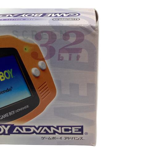 Nintendo (ニンテンドー) GAMEBOY ADVANCE AGB-001 オレンジ　箱潰れ　画面ヨゴレ有
