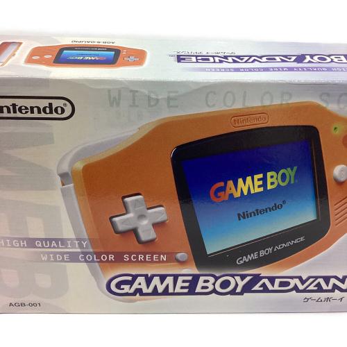 Nintendo (ニンテンドー) GAMEBOY ADVANCE AGB-001 オレンジ　箱潰れ　画面ヨゴレ有