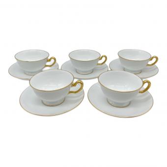 大倉陶園 (オオクラトウエン) カップ&ソーサーセット ゴールドライン