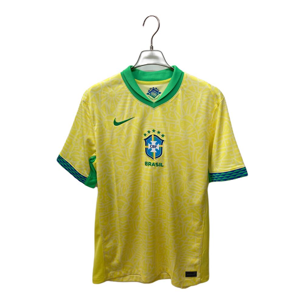 【未使用】NIKE　ナイキ　ブラジル代表　トレーニングシャツ　XL　イエロー 未使用】NIKE ナイキ ブラジル代表 トレーニングシャツ XL イエロー