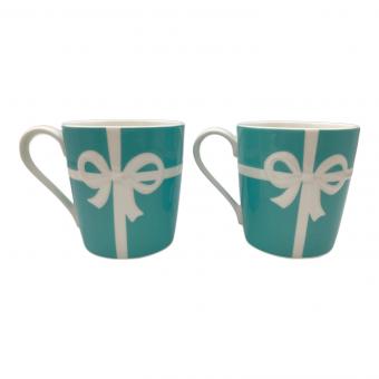 TIFFANY & Co. (ティファニー) マグカップ ブルーリボン 2Pセット