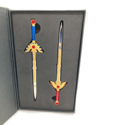 キャラクターグッズ ドラゴンクエスト メタリックアイテムズギャラリースペシャル マクドナルドRTキャンペーン品 ロトの剣&王者の剣 紅