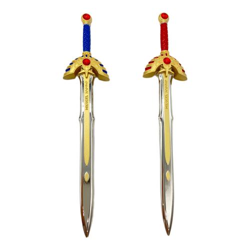 キャラクターグッズ ドラゴンクエスト メタリックアイテムズギャラリースペシャル マクドナルドRTキャンペーン品 ロトの剣&王者の剣 紅