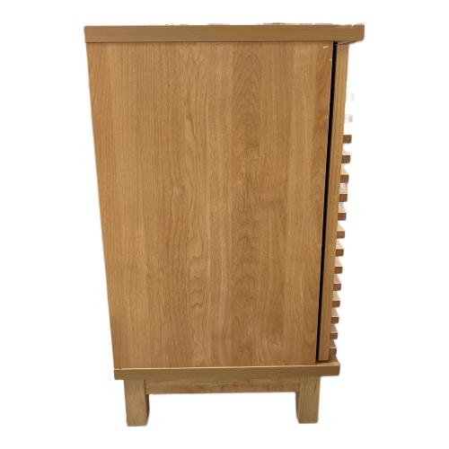 KUMAMOKU サイドボード ナチュラル 2枚扉 引き出し3段 Athers