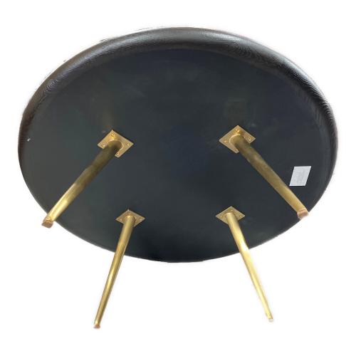 Knot antiques (ノットアンティークス) コーヒーテーブル ブラック×ブラウン ラウンド BARK COFFEE TABLE