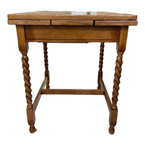 ドローリーフテーブル ナチュラル アンティーク調 木製