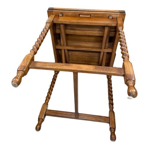 ドローリーフテーブル ナチュラル アンティーク調 木製｜トレファクONLINE