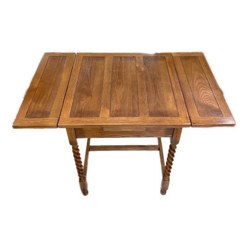 ドローリーフテーブル ナチュラル アンティーク調 木製