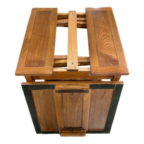 ドローリーフテーブル ナチュラル アンティーク調 木製