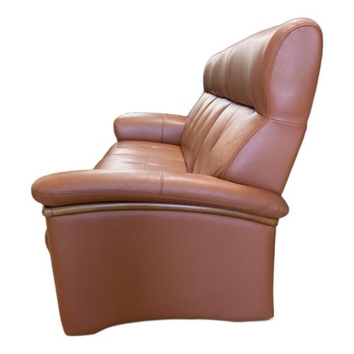 浜本工芸 (ハマモトコウゲイ) 3人掛けソファー S-2000 ブラウン