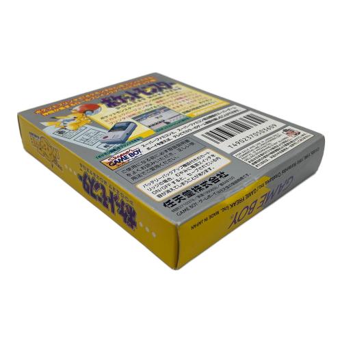 ポケットモンスター ピカチュウ ゲームボーイ用ソフト -