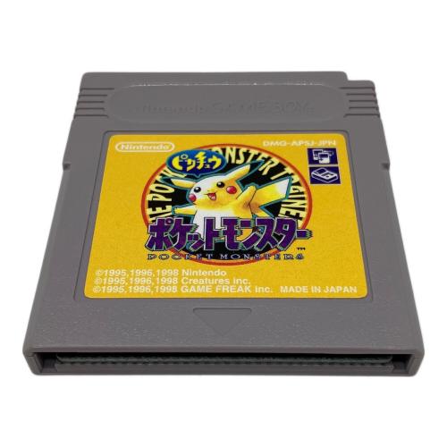 ポケットモンスター ピカチュウ ゲームボーイ用ソフト -