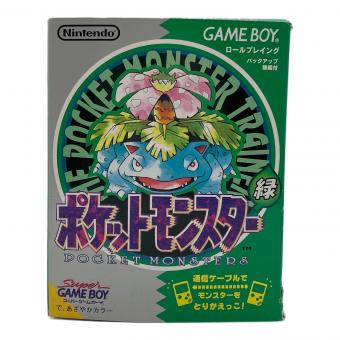 ポケットモンスター緑 ゲームボーイ用ソフト -