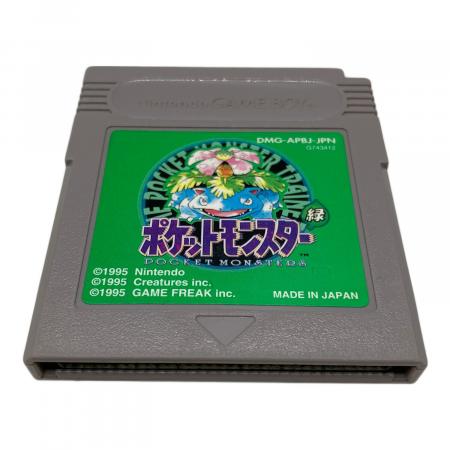 ポケットモンスター緑 ゲームボーイ用ソフト -｜トレファクONLINE