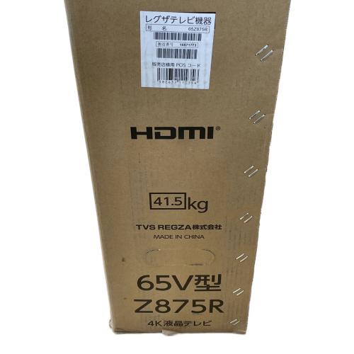 TOSHIBA (トウシバ) 4Kチューナー内蔵液晶テレビ 65Z875R 2025年製 REGZA 65インチ