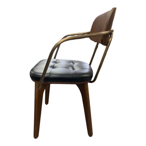 Stellar Works ユーティリティアームチェア　ブラック×ブラウン